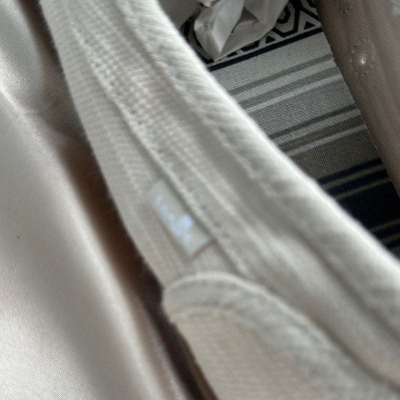 Sanuk Cream Slip-On Loafers with Textured Fabric - Picture 7 of 8